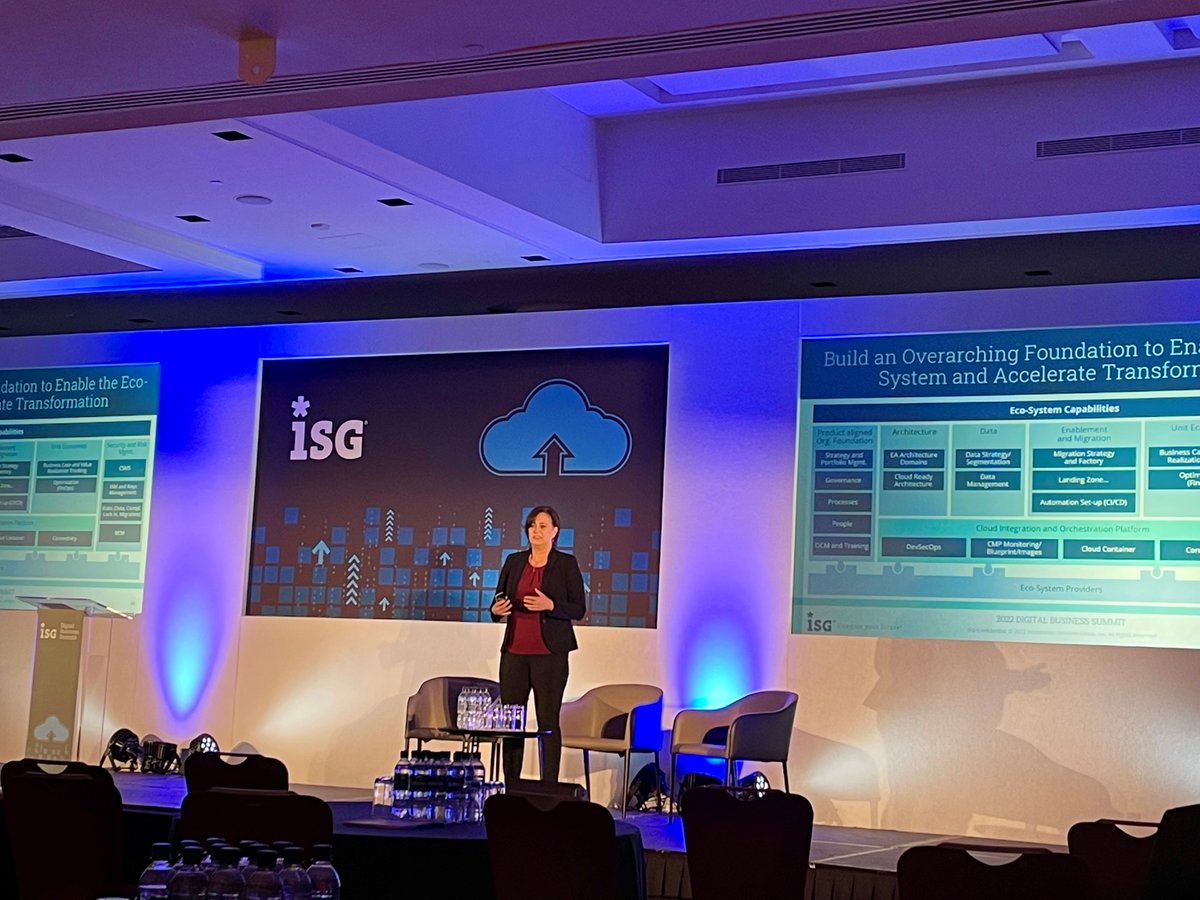 ISG_News's tweet image. ☁️ How can you unlock the true value of your #CloudEcosystem?

☁️ In this session, ISG’s Alexandra Classen shares how to balance tech, cost, risk &amp;amp; flexibility to achieve a successful cloud ecosystem #strategy.

Sad to miss it? 👇 Watch the replay:
fal.cn/3pELc