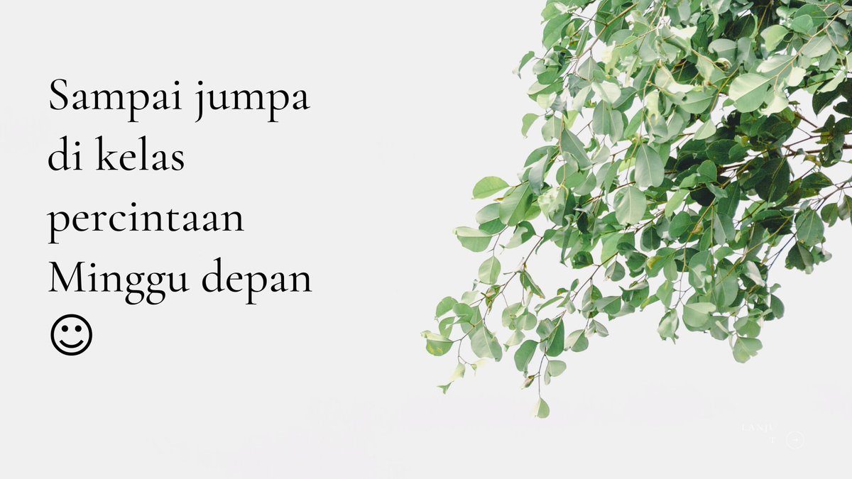 "baiklah, kelas saya cukupkan sampai disini, Minggu depan Minggu terakhir materi sebelum UAS, saya harap kalian semangat berjuang sampai akhir. Sampai jumpa di pertemuan berikutnya, hati - hati ketika berjalan menuju asrama, selamat malam"