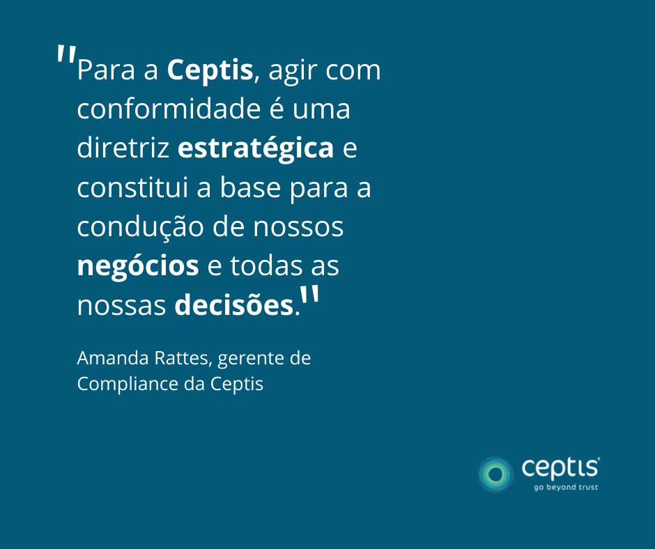 CEPTISoficial's tweet photo. A Ceptis leva a sério seu compromisso com a integridade. Assim, seu Sistema de Integridade se baseia em quatro pilares: agilidade e adaptabilidade, melhoria contínua, liderança em Compliance, alianças estratégicas.

https://t.co/v8zi1JHjTR https://t.co/hMDo3JCEmq