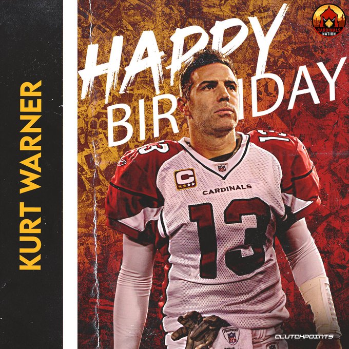Cardinals Nation, join us in wishing our very own Ring of Honor awardee, Kurt Warner, a happy 51st birthday 