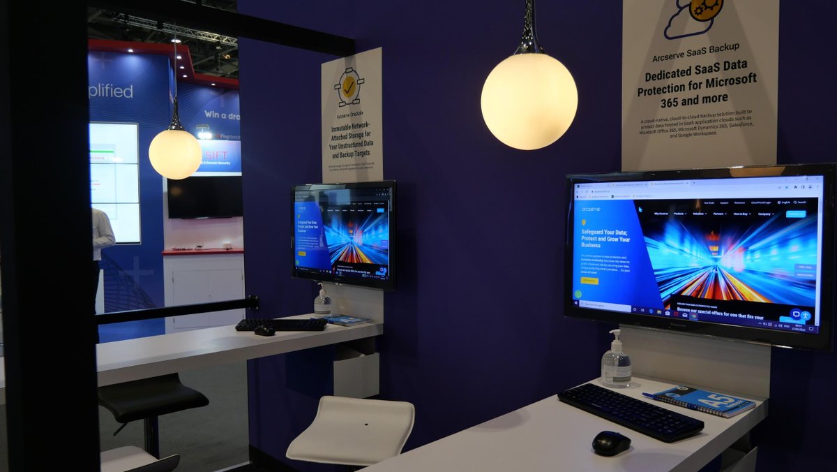Arcserve's tweet image. The UK team is all here at Infosecurity! We&apos;re ready to welcome you at our booth — stand N49 — so drop by and get the lowdown on all our data protection and disaster recovery solutions!

#ITevent #Infosecurity2022