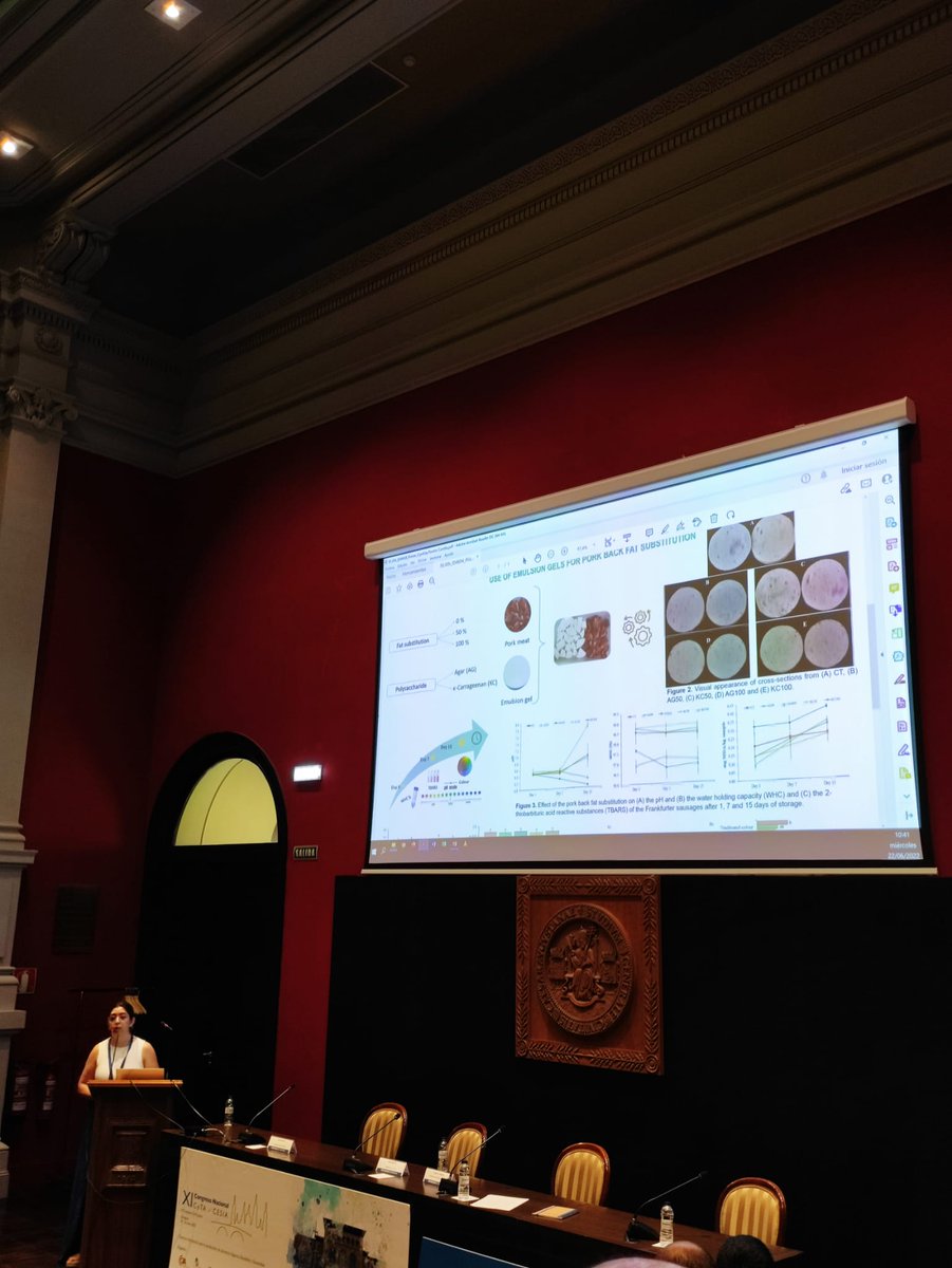 Dr. Cynthia Fontes <a href="/CynthiaFontesCa/">Cynthia Fontes</a> presenting her work about polysaccharide-based emulsion gels for food applications at <a href="/cytacesia_2022/">cytacesia_2022</a> 
#oleogels <a href="/iata_csic/">IATA CSIC</a> #BiofunLab
