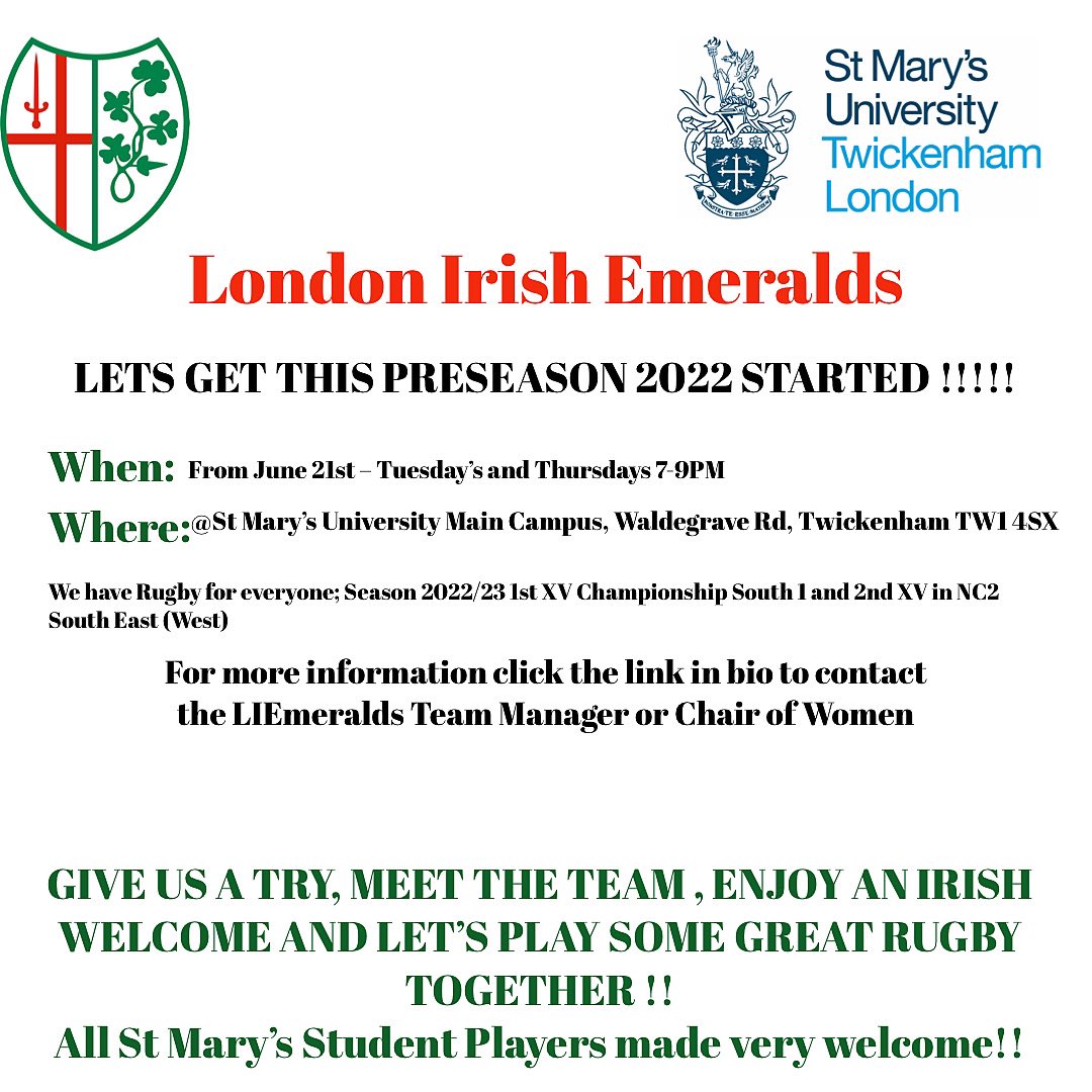 London Irish Ladies ARFC - The Emeralds tweet media