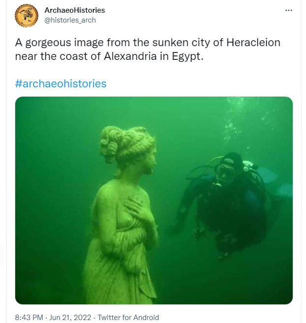 fakehistoryhunt's tweet photo. What he means is: a gorgeous image from the scuba diving park in Ohio, USA, where they add fun but brand new objects all the time...

https://t.co/TmP2hGM89n

https://t.co/lVym6Q7g99

https://t.co/gJAGA4RG75 https://t.co/YSxFHyHrwz