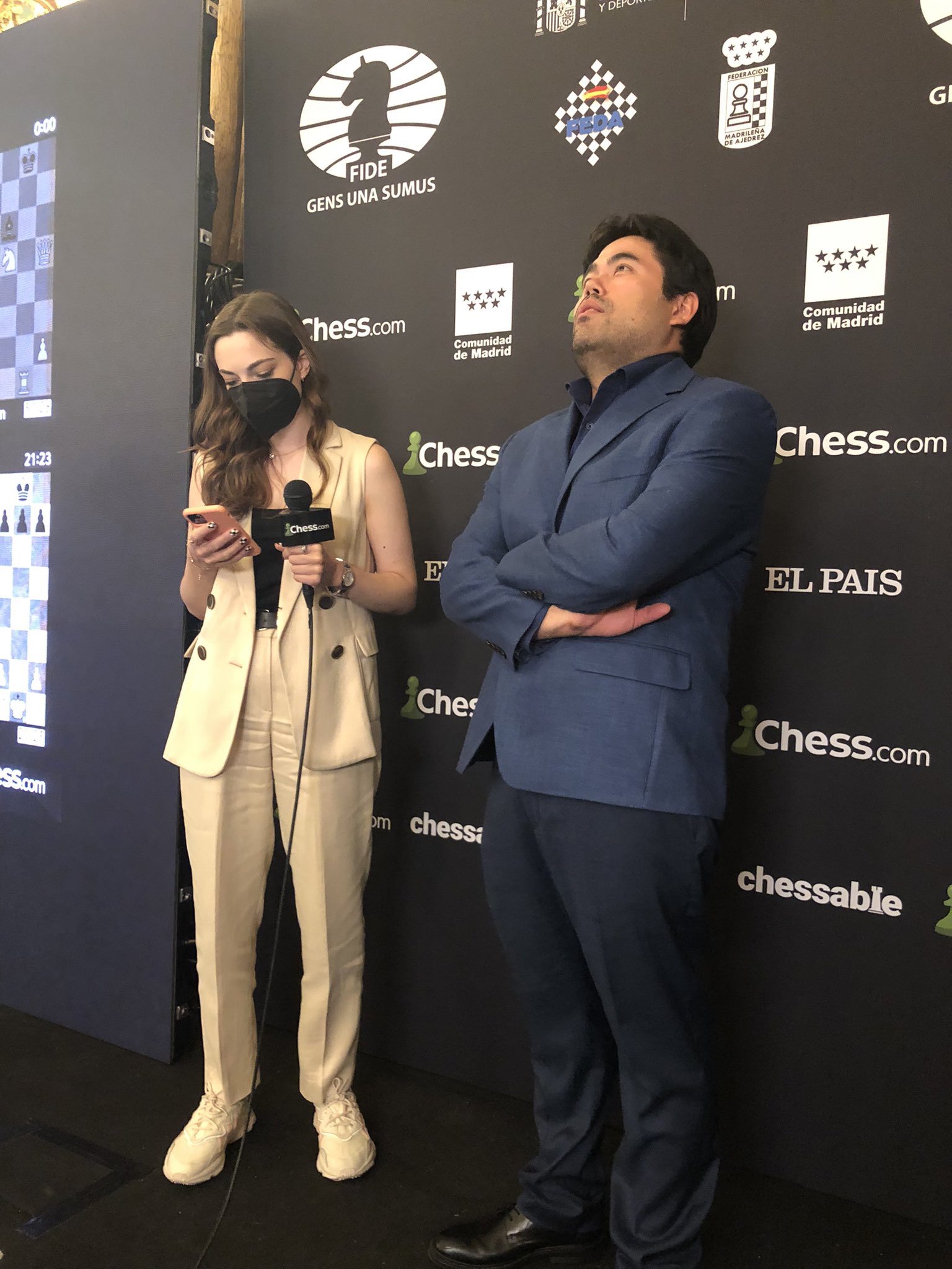 Mike Klein on X: Clearly @GMHikaru trying to remember his