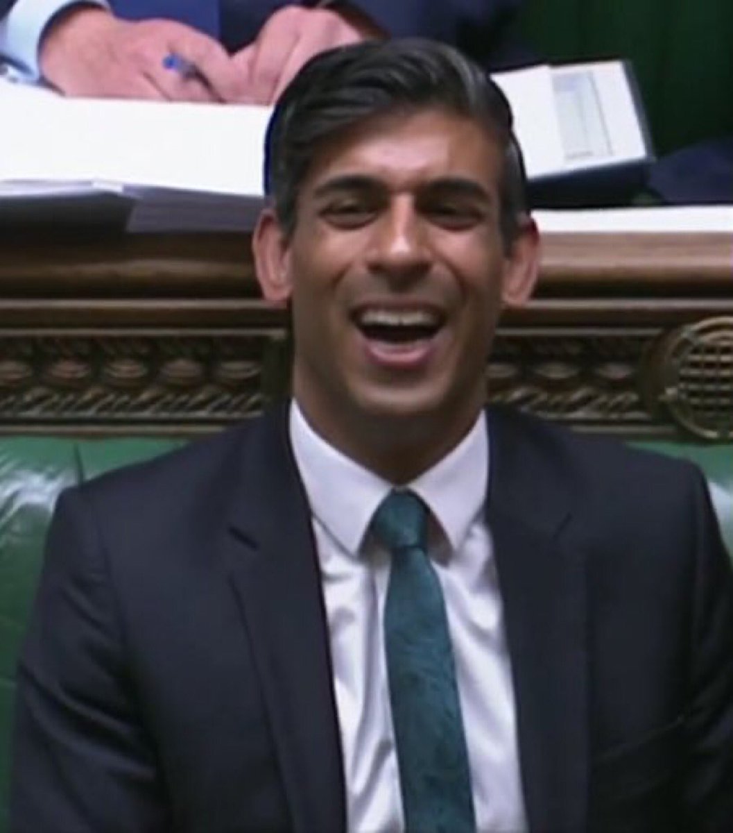 Rishi Sunak having a good old laugh at PMQs today 👇 kinda says it all really doesn’t it ? 🤦‍♀️ #ToryFascistDictatorship #JohnsonOut149 #VoteThemOutTommorrow