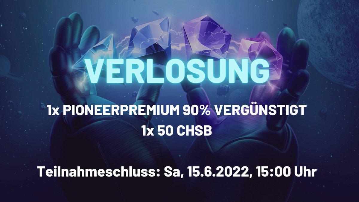 SwissBorgTribe's tweet image. 💚🎁 Als Dank für die Unterstützung von #TeamCOM verlose ich: 
1x #PioneerPremium mit 90% Rabatt &amp;amp; 1x 50 $CHSB 

1️⃣ Folge @swissborgtribe &amp;amp; @swissborg
2️⃣ Like &amp;amp; Retweet
3️⃣ Schreib Kommentar, weshalb du Premium werden möchtest &amp;amp; markiere 1 Person.

#WirSindSwissBorg #SwissBorgPL