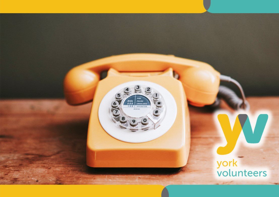 Currently looking for 5 #telephone #befrienders to provide encouragement and support to housebound people in #York who are looking forward to a regular call from a friendly voice. 
Sign up here, we'd love to hear from you: 
yorkcvs.org.uk/volunteers/#/v…

<a href="/YorkCVS/">York CVS - VCSE Sector Support in York</a> #MakeADifference