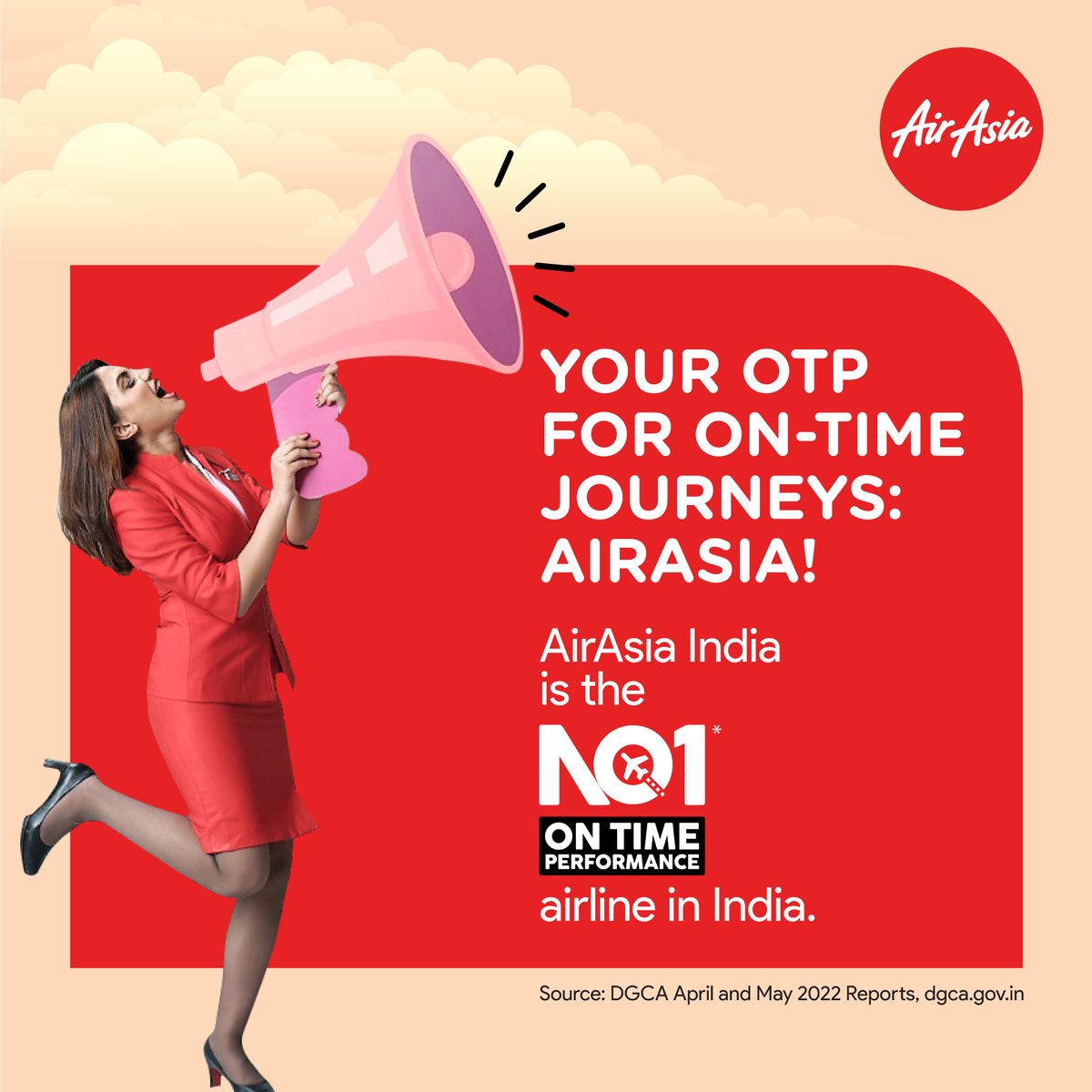 AirIndiaX's tweet photo. Here’s your OTP for getting to your plans on time: AirAsia India! And we encourage you to share this OTP with everyone! #Hi5Performance 

 अपने प्लॅन्स को समय पर पूरा करने के लिए आपका ओ टी पी: एयरएशिया इंडिया! और हम चाहते है की आप इस ओ टी पी को सभी को बताएं! https://t.co/d1TC0q7vM0
