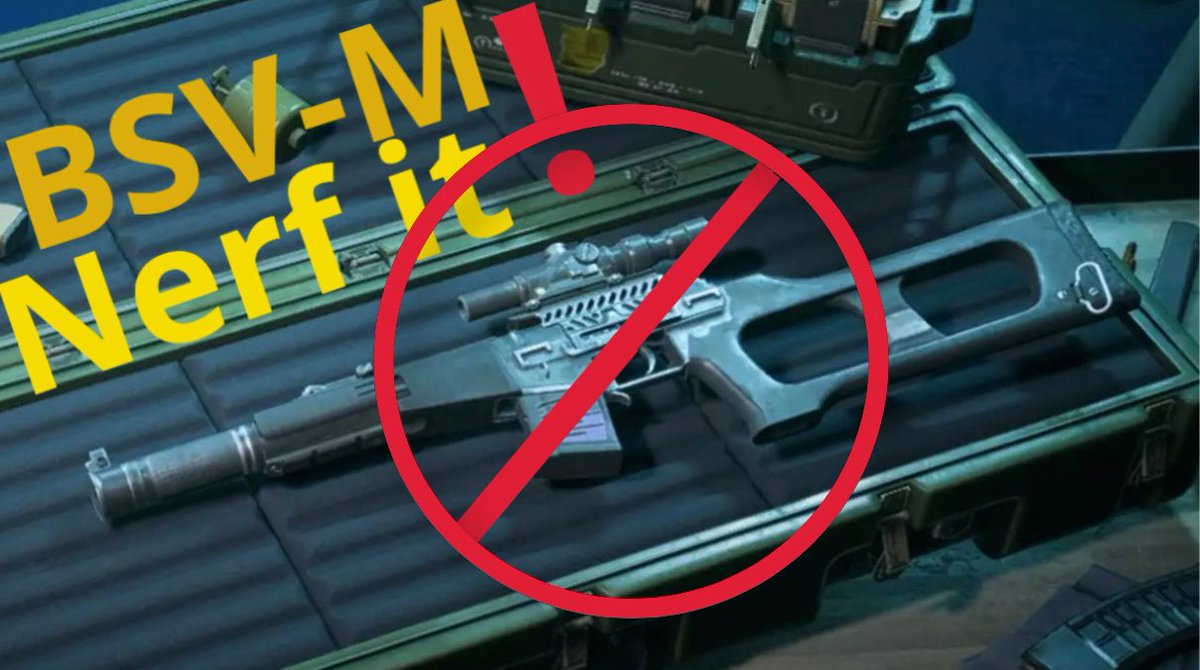 ( Nerf the BSV-M )or do something with the recoil the gun is to over powered. I don’t use it because I don’t want to be part of the problem iam NO Noob. <a href="/Battlefield2042/">克雷多斯</a> <a href="/BattlefieldComm/">Battlefield Comms</a>
