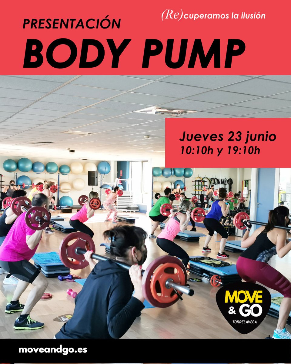 💡 Recuerda que este jueves presentamos #BodyPump121. Vais a flipar con los nuevos tracks... 😈😈 ¿Quién dijo que en verano no se trabaja?