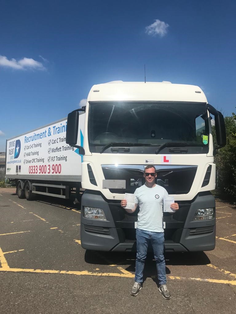 Congratulations to Andris Smirovs. Back with us for the second time and passed his Class 1 first go! 👍👏🎉

Our top quality instructors can get you through your Cat C+E too. Call 0333 900 3 900 to get your course booked with us.