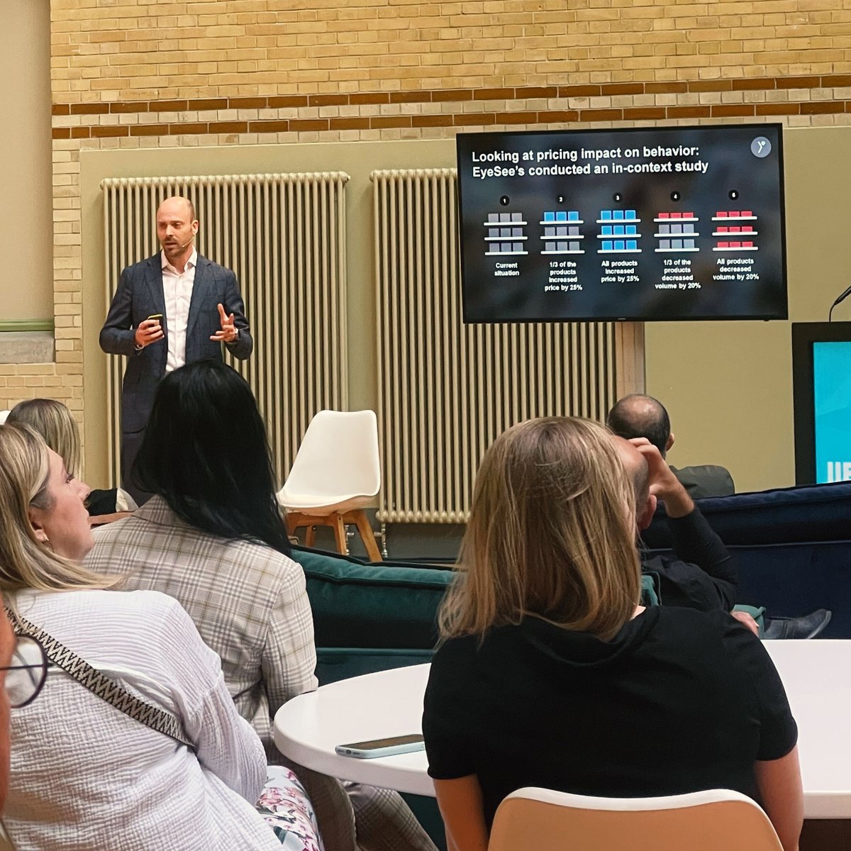 EyeSee_Research's tweet photo. What an insightful discussion we had at IIEX EU! CPW’s Anne-Lise Flaction and Joris de Bruyne took the stage to discuss the pricing strategies to help companies brace for the inflationary pressures. Thanks to everyone for joining us! Get the full report: https://t.co/pyVRkIGUu5 https://t.co/GO1xILjXl5