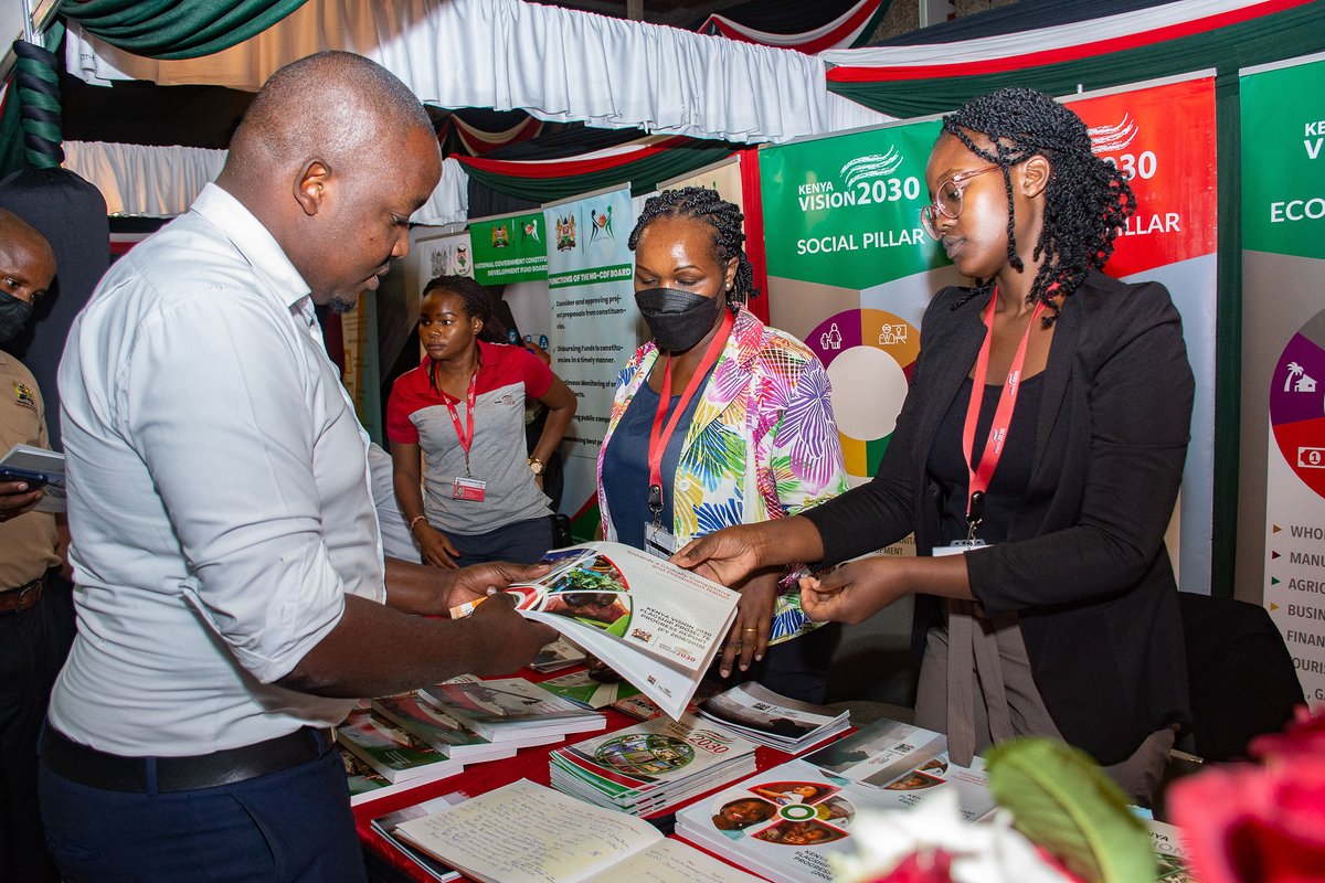 KenyaVision2030's tweet photo. Kenya joins the rest of the Africa Union Member States to mark and appreciate the work of public service and its contribution to Socio-economic development on The 2022 Africa Public Service Week #APSW which is currently ongoing at @KICC_kenya. https://t.co/Cf3H2Jwtvq