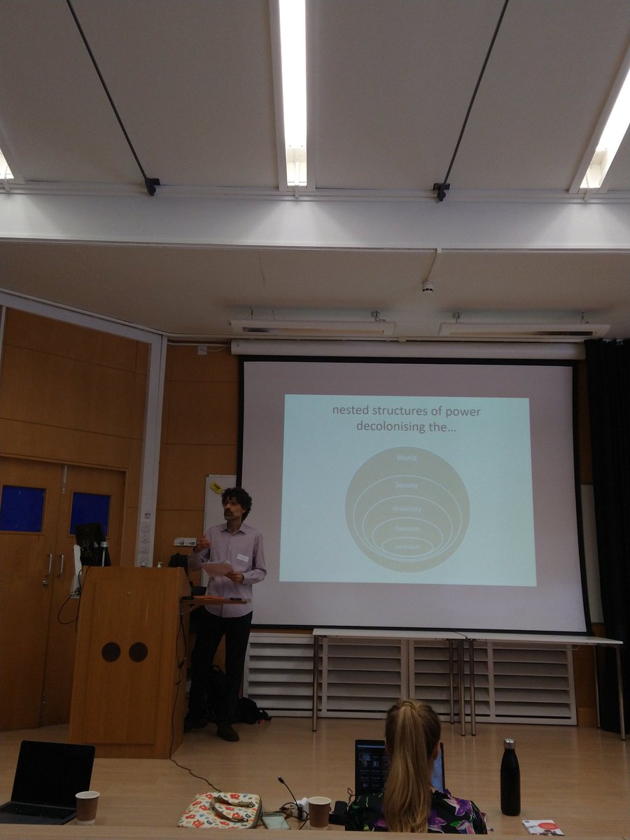 Inspiring keynote this morning by Abdoolkarim Vakil at <a href="/Lan_GW4/">LanGW4</a> about how to rethink language modules to decolonise the curriculum and foster epistemic justice in the classroom. More of this please!