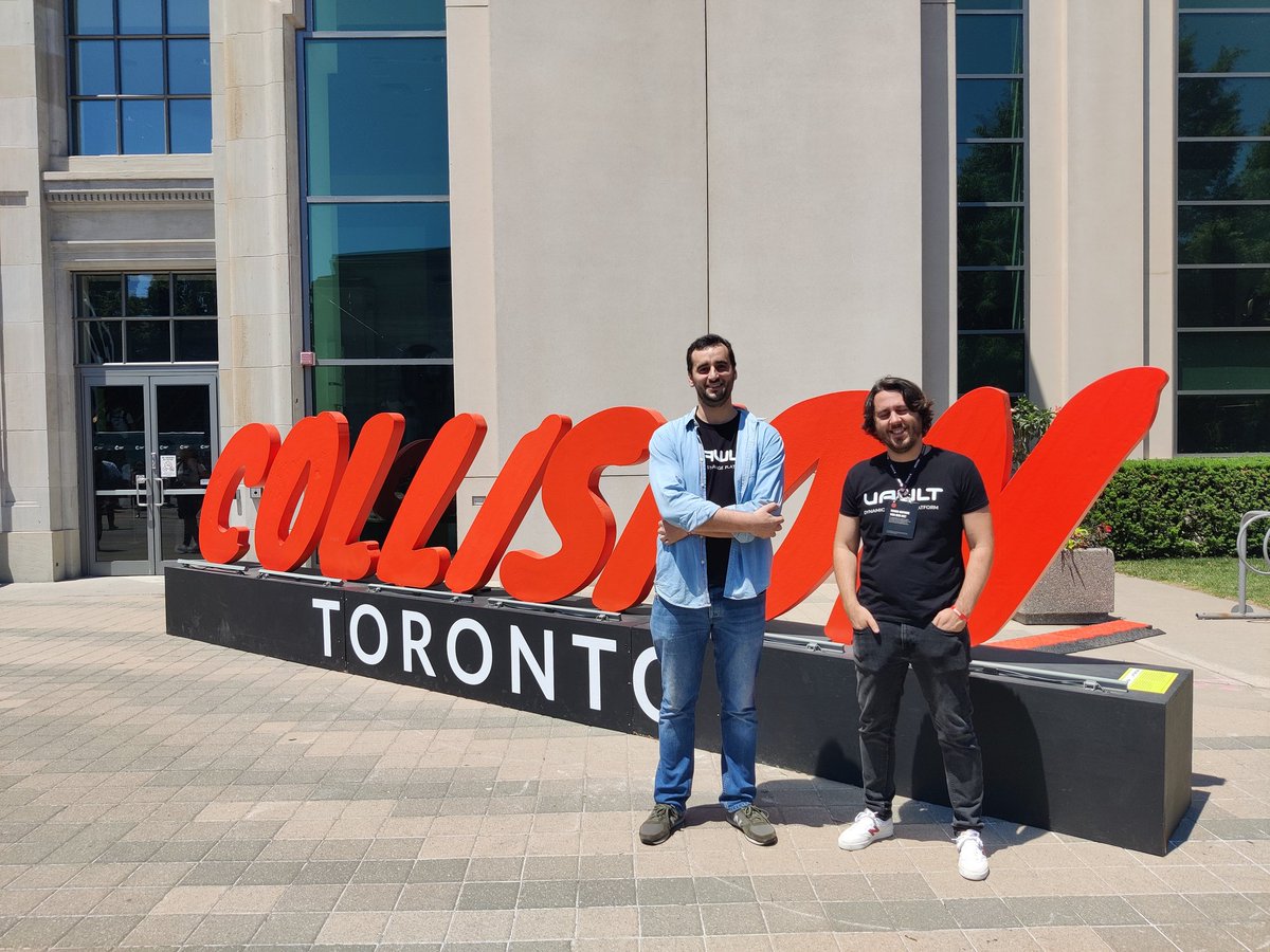 <a href="/vawltio/">Vawlt</a> is at <a href="/CollisionHQ/">Collision Conf</a> these days. If you are interested in talking with us, just reach out. #collision2022  #Toronto