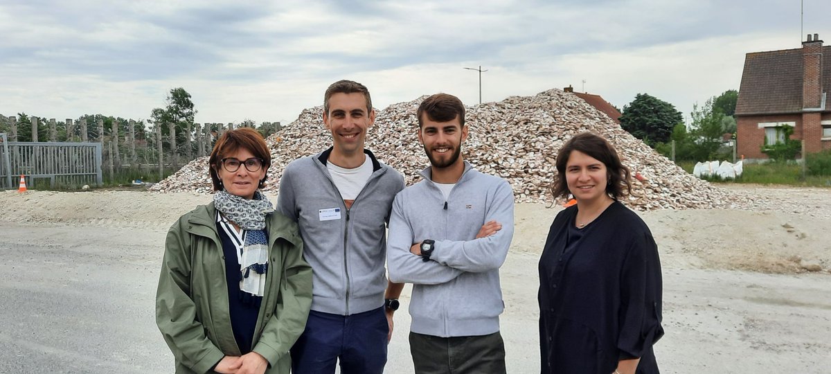 CIRCLE25232564's tweet photo. A big thank you to @CA_2BM & @EqiomGroupeCRH for their warm welcome & hospitality. Also to the GVMA partners involved with us in the #concrete #CIRCLEproject, implementing our new latest research into the construction of the future #OSTREAPOLIS centre. https://t.co/ajSdusc23A