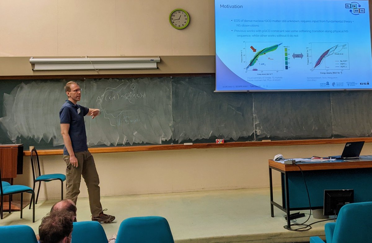 thermalization's tweet photo. Tyler Gorda @tygorda @TUDarmstadt gives #SEWM2022 talk on bayesian constraints on the neutron-star equation of state with QCD input
arXiv:2204.11877
#EquationofState #pQCD #softening https://t.co/nvr0I0Pf3k