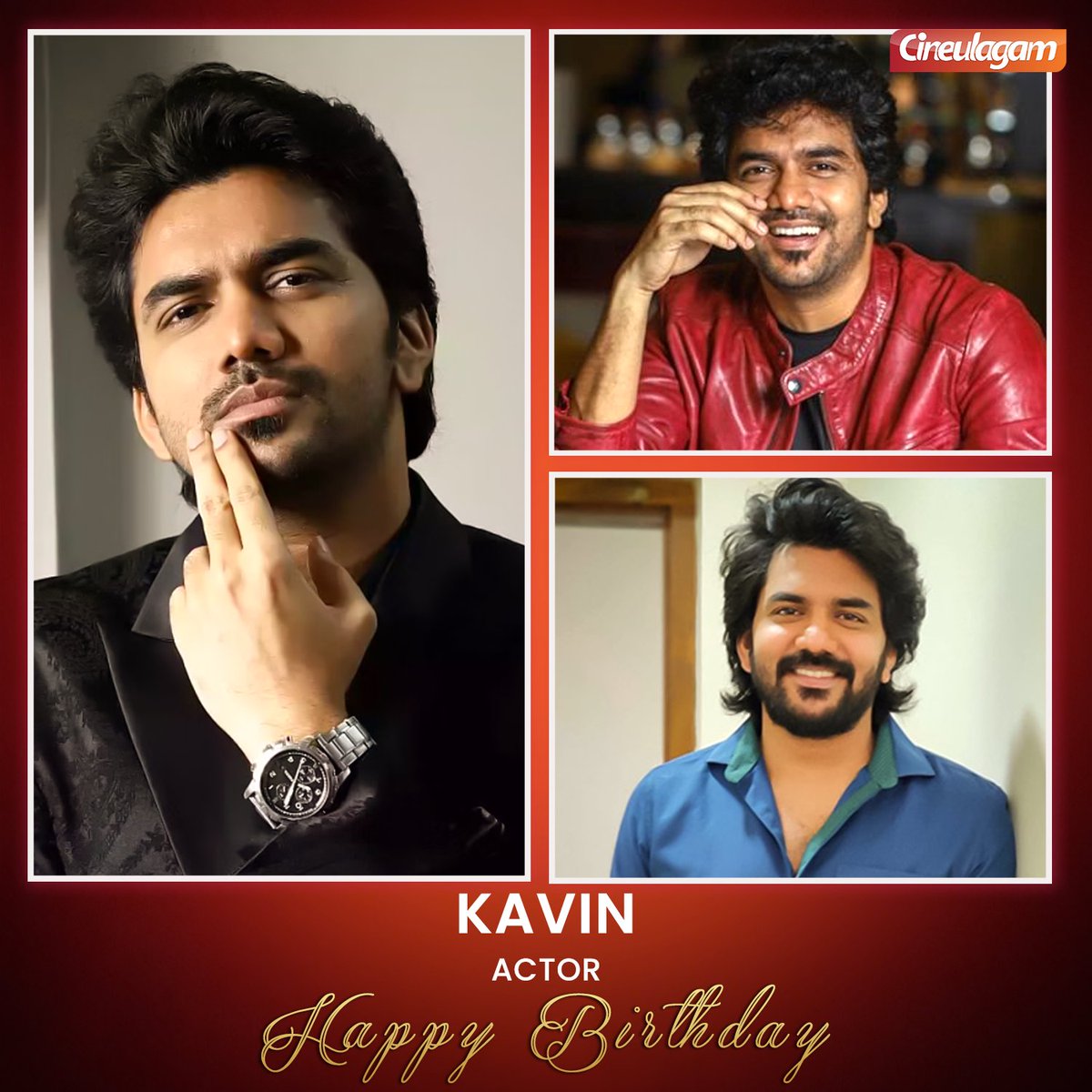 cineulagam's tweet photo. Wishing Actor @Kavin_m_0431, A spectacular Birthday and a year filled with loads of fun, surprises and happiness✨ - #TeamCineulagam

#HBDKavin #HappyBirthdayKavin #KavinBirthday #Cineulagam https://t.co/K91EFs3o1l