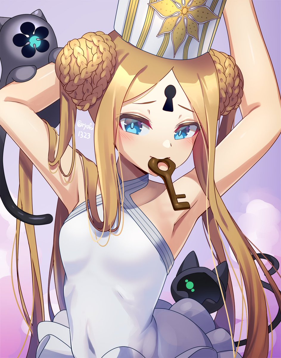 異端なるセイレム|アビゲイル(Fate) ,アビゲイル・ウィリアムズ(水着) ,abigail_williams_(swimsuit_foreigner)_(third_ascension)_(fate) 「水着アビーちゃん実装記念(再掲) #FGO 」|りょふ彦@絵仕事募集中のイラスト