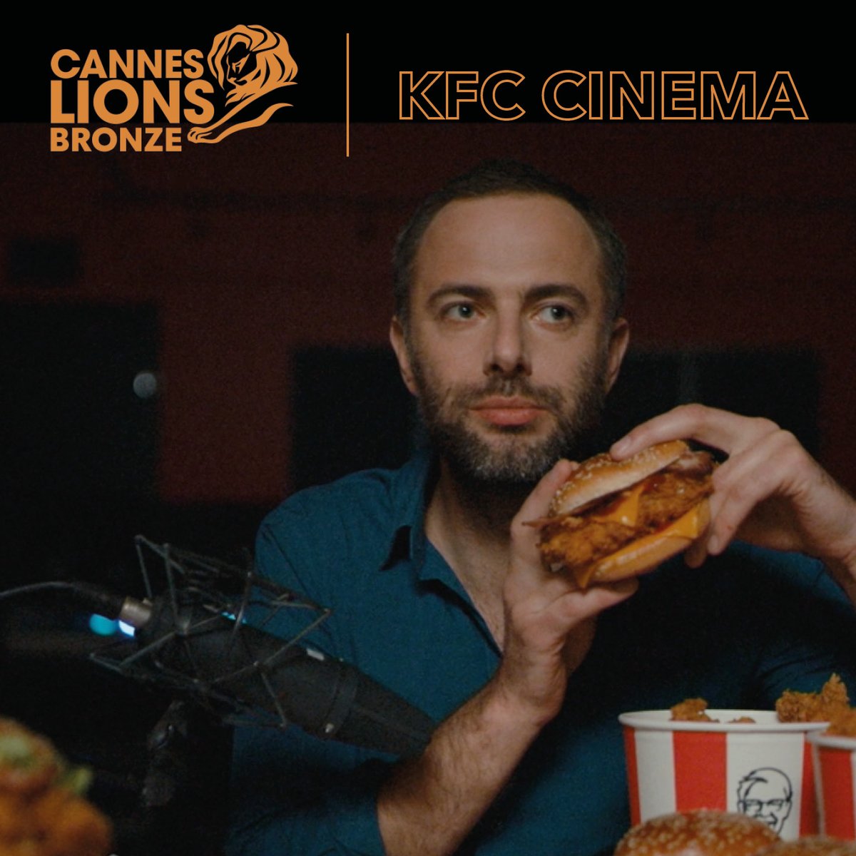 Une journée qui croustille !🍗
Hier soir, nous avons été récompensés d'un bronze aux #CannesLions pour notre campagne KFC Cinéma.
Un grand bravo à toutes les équipes ! 💪
@KFCFrance #ProudAgency #HavasCannes