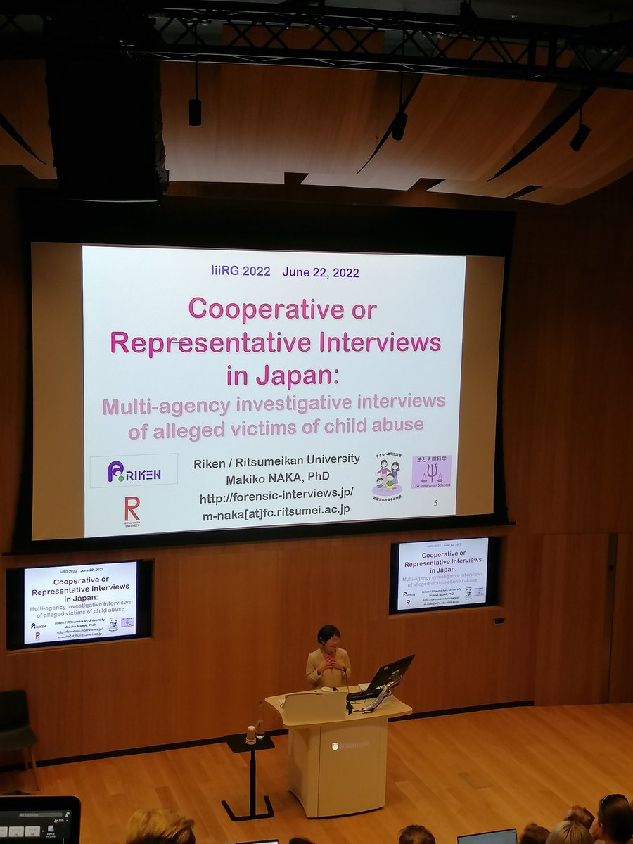 Feni Kontogianni (@fenikontogianni) on Twitter photo Dr Makiko Naka kicking off #iiirg2022 with her keynote on cooperative or representative interviews in Japan <a href="/_UoW/">University of Winchester</a> <a href="/UOWPsychology/">University of Winchester Department of Psychology</a> Dr Makiko Naka kicking off #iiirg2022 with her keynote on cooperative or representative interviews in Japan <a href="/_UoW/">University of Winchester</a> <a href="/UOWPsychology/">University of Winchester Department of Psychology</a>