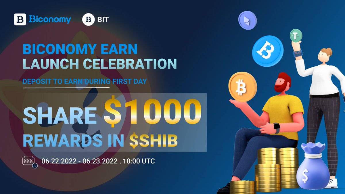 BiconomyCom's tweet photo. 🎉#BICONOMYEARN CELEBRATION🪅
1️⃣Deposit to https://t.co/cHiwm3PcYh
2️⃣RT&amp;Tag 5 friends, Join @Biconomy_Global
https://t.co/dYa7UWWDCI and https://t.co/2vTkPnt5ft
💰Share a total of $1000 in $SHIB as rewards💰

⏰Time 06.22 - 06.23.2022, 10:00 UTC
⚠️Details: https://t.co/DrTmrgbkRN https://t.co/1gP1Mj28cY