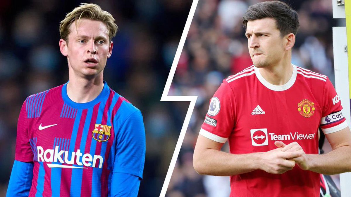 BREAKING: Manchester United have offered £75m plus Harry Maguire for Frenkie De Jong. Barcelona have said that they will take £75m only.