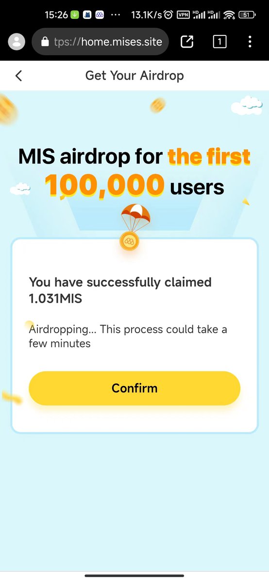 Mises001's tweet photo. We just updated the airdrop's mechanism, and the waiting time has been greatly shortened. The distribution will only take a few minutes now. If you haven't yet claimed your $MIS airdrop, you can download our app and claim it now.
https://t.co/MTJgBxf1yg https://t.co/1xarV5iBhb