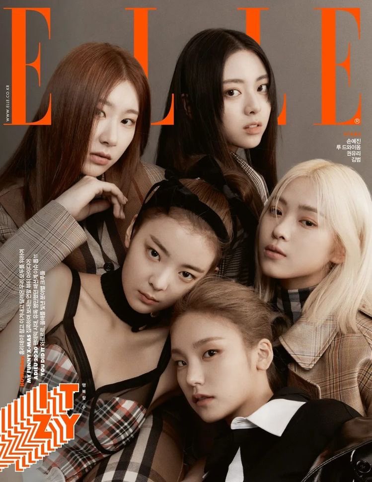 thinkitzy's tweet image. itzy always EAT in magazine shoots