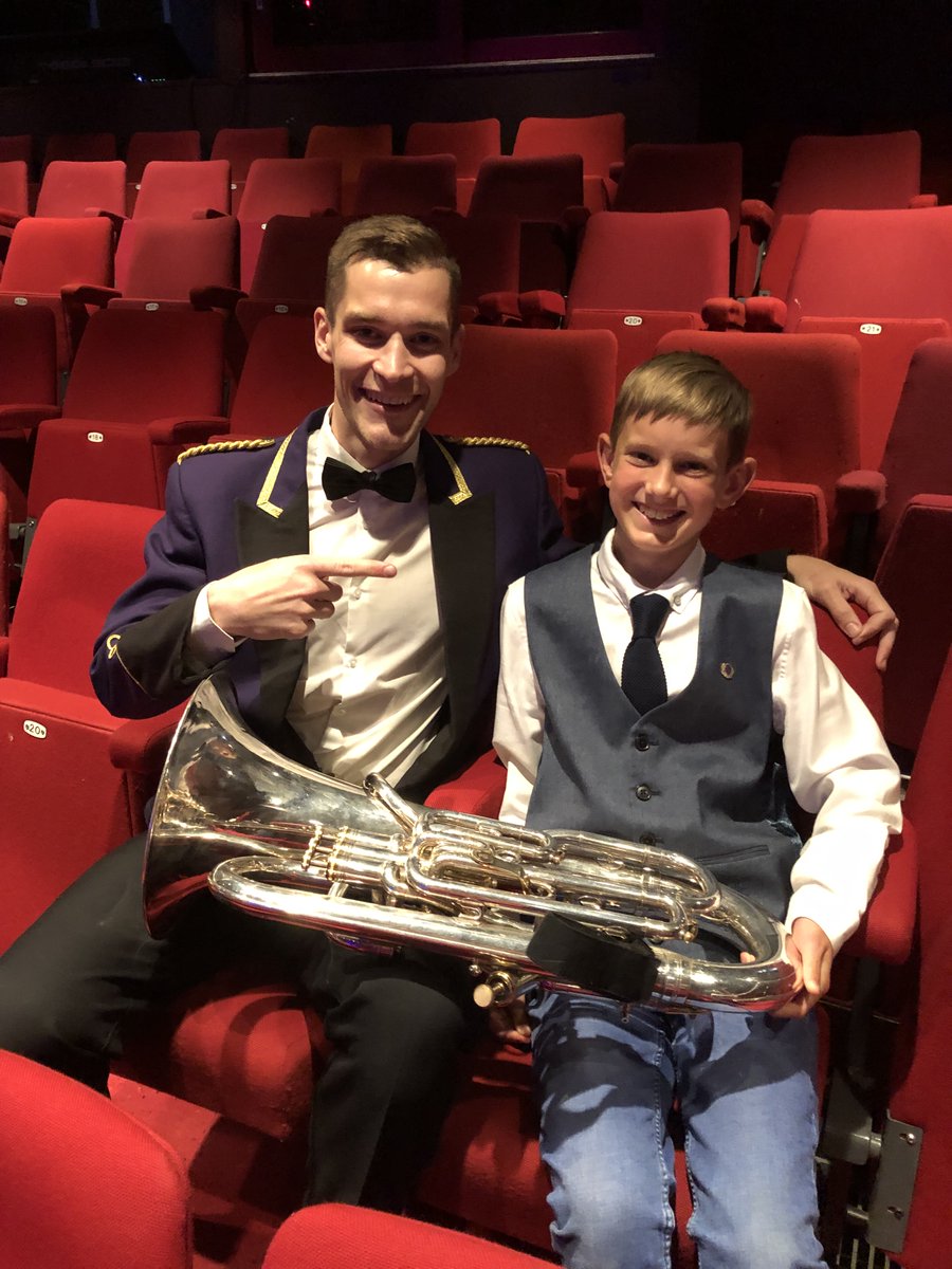 YourSpaceMusic's tweet photo. When Matthew met Chris!  We love it when our online students get to meet their music teachers in person, it makes for a very special moment. ❤️ @briggusbb @chrisrob94 https://t.co/ElWyIfMORy