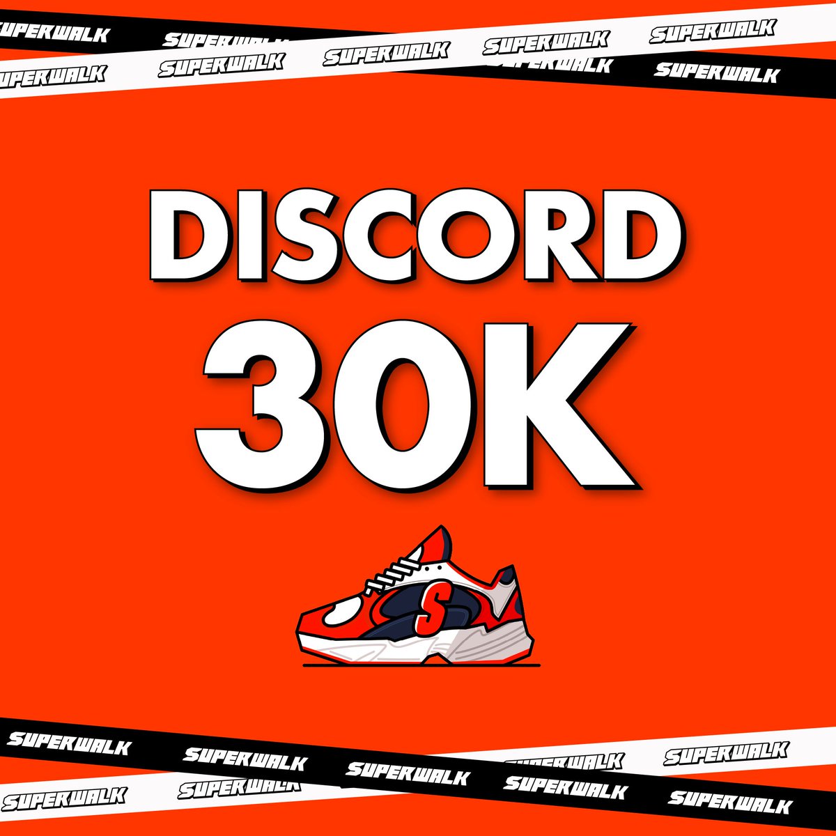 🎉The number of users on our DISCORD channel has achieved 30K🎉

🎈Special Event : WL(2) Role (30ppl)
⏰Ends in 24hours!

✅Follow
<a href="/SuperWalk_/">SuperWalk👟</a>
 
✅Join our Discord
discord.gg/superwalk

✅Like, RT, Tag 3 friends