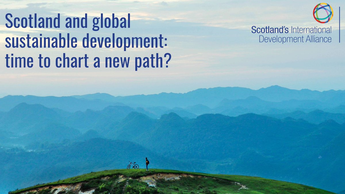 Today we publish our new report,

'Scotland and global sustainable development: time to chart a new path?'

calling upon the SG to produce a strategy for global solidarity, &amp; recommending ways to improve Scotland's impact on global sustainable development

bit.ly/3tRXsc5