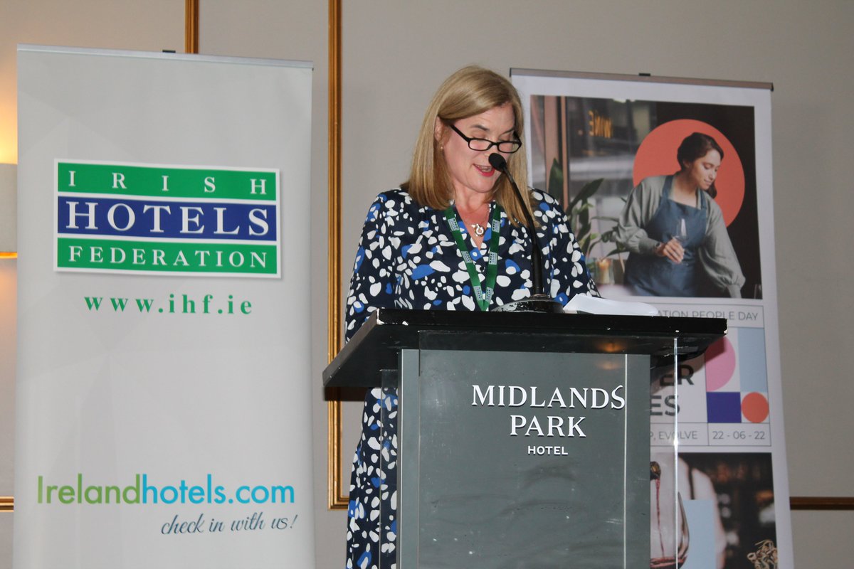 IHFcomms's tweet photo. IHF President Denyse Campbell opens #IHFPeopleDay22 - “It's fantastic to see so many hoteliers here today, as we focus on 'Shaping Brighter Futures' for people in our industry."

#NurtureDevelopEvolve #TourismCareers https://t.co/3i1rHBs6Sc