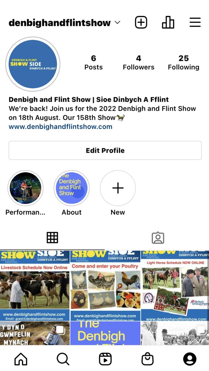 Follow our new Instagram @denbighandflintshow for the latest updates and pictures!