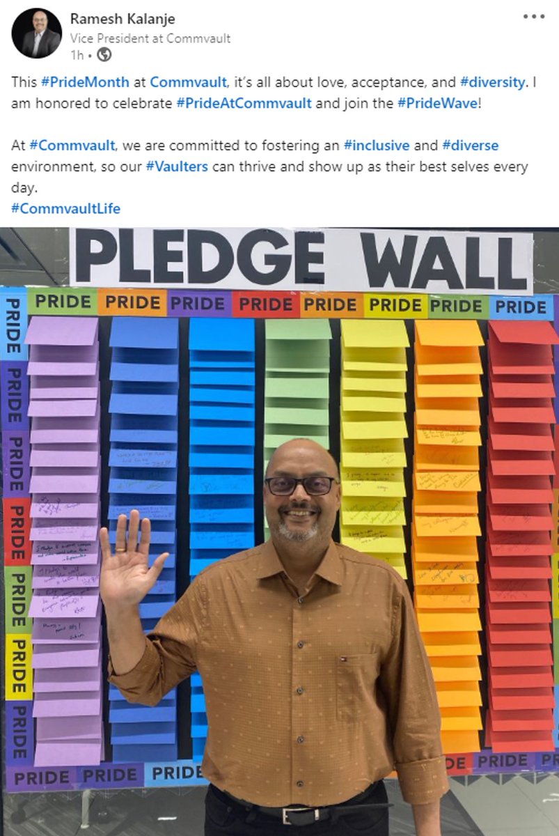 CommvaultAsia's tweet photo. #PrideAtCommvault https://t.co/QfFSJYLwSK