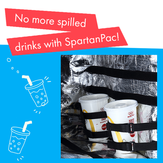 When it comes to food delivery, 50% of people we asked are most disappointed when food has leaked or spilled. Our Pacs include moveable dividers and compartments to keep orders secure and spill-free! 

Find out more:
business.spartanpac.com/products
riders.spartanpac.com