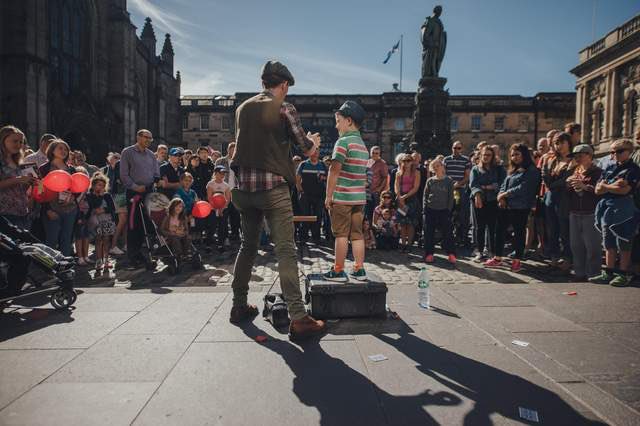 brianjaffa's tweet photo. NEW: Free @edfringe street theatre shows will be expanded across the city centre this summer - under plans to ease crowd congestion with a new walking route from the High St to the St James Quarter, via The Mound, Princes St Gardens & St Andrew Square.
https://t.co/LtFiUI9UyA https://t.co/p3pvAMP9Wt