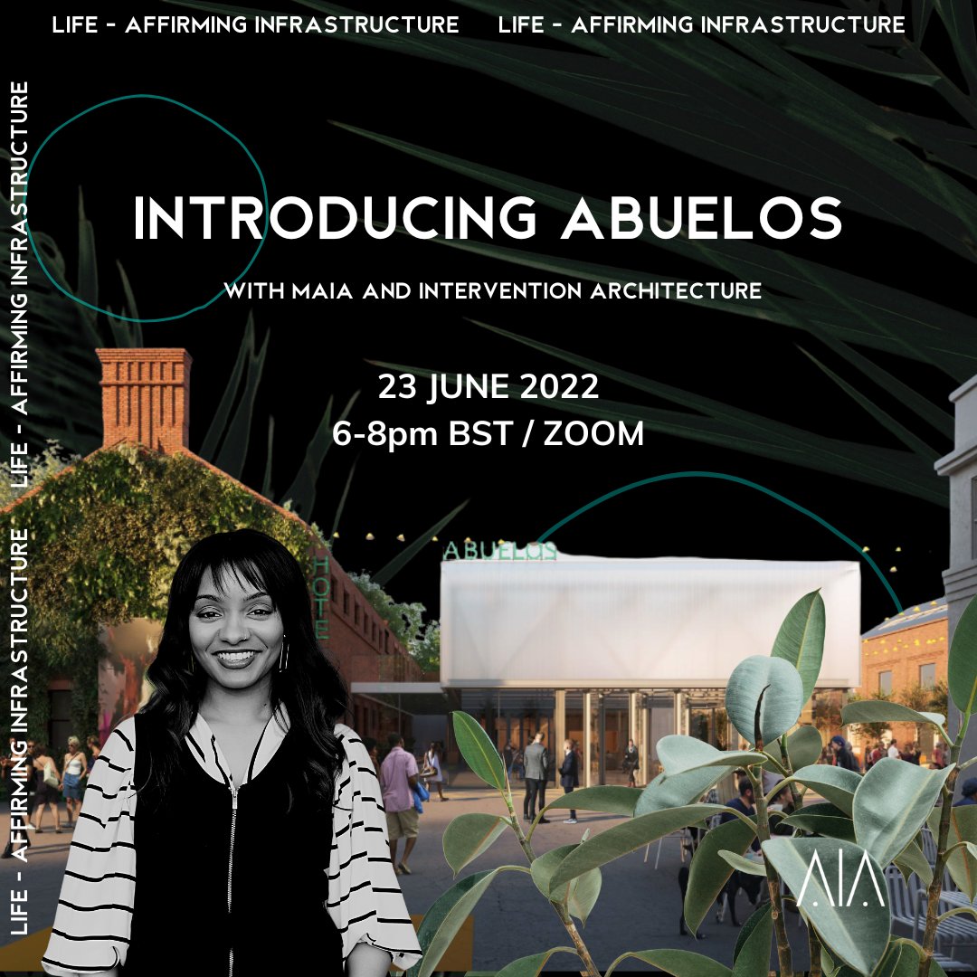 7(!) years ago, I dreamt of a hotel that worked like an arts centre, invested in local people &amp; felt like my Grandparents' home. I called it ABUELOS &amp; started incubating the vision at @MAIA_Group with our community.

Join <a href="/interv_arch/">IA</a> &amp; I tomorrow 6pm BST bit.ly/maiaevents