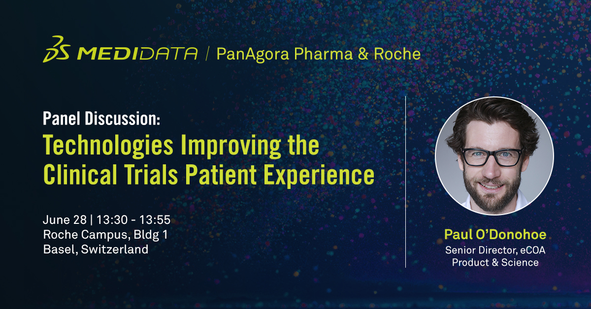 Join Medidata's Paul O'Donohoe and an expert panel at <a href="/Roche/">Roche</a>'s and <a href="/PanAgoraPharma/">PanAgora Pharma</a>'s #ClinicalTrials #Innovation Summit 2022! Discover the #tech impacting the #ClinicalResearch experience and the underlying tenets powering them. Register today: mdso.io/rd5
