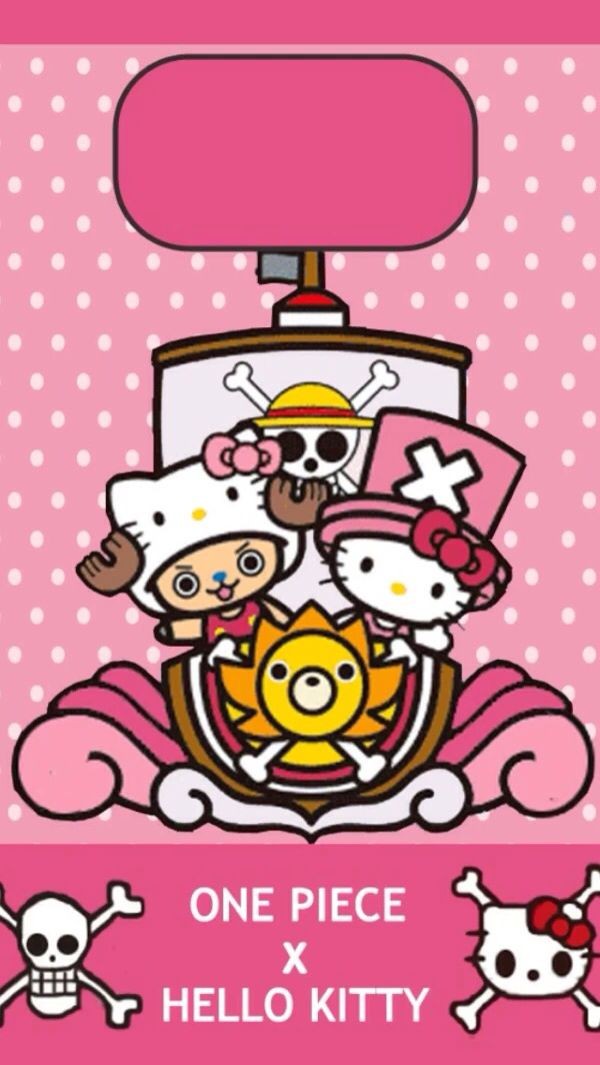 _dooolly's tweet photo. Hello Kitty x One piece collab https://t.co/lkE16Fse33