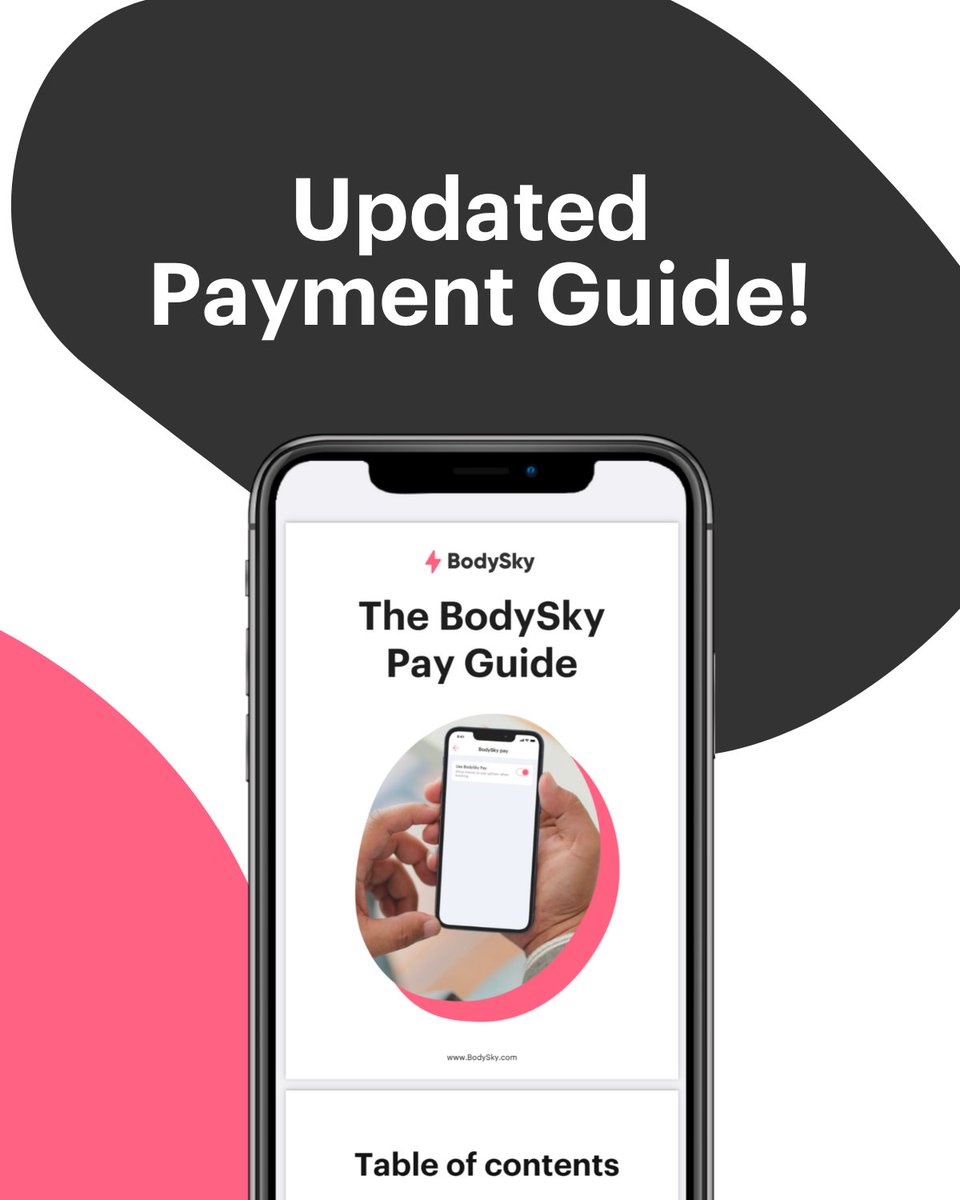 BodySkyapp's tweet photo. UPDATED PAYMENT GUIDE! 📖​

Learn everything you need to about BodySky Pay as well as Book and Pay!

Link in the bio 👆​

#personaltrainer #getclients #fitnesscoach #getmoreclients #fitness https://t.co/qUcv9Bz8j8