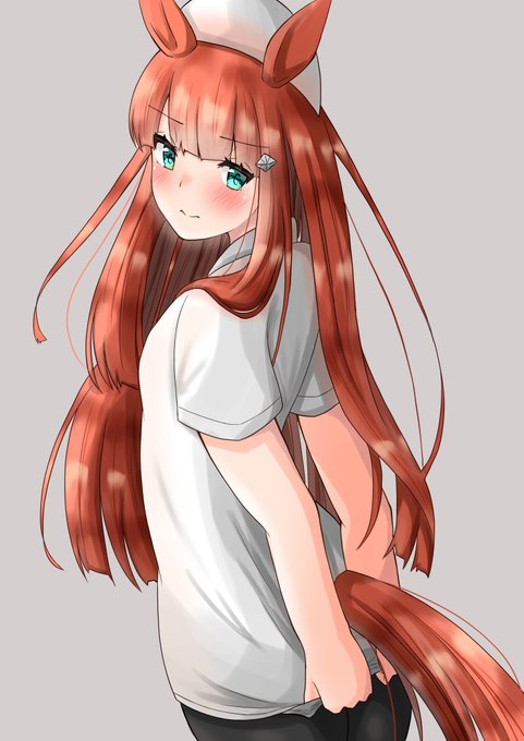 ナース服を着てもらいました...ごめんなさいスズカさん...#ウマ娘#サイレンススズカ 