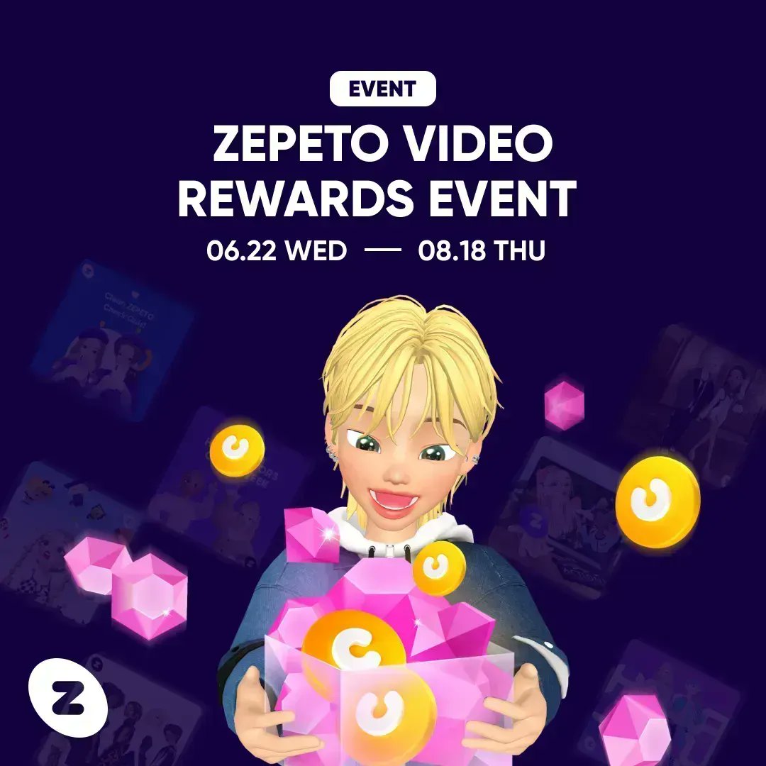 zepeto_official's tweet photo. Upload ZEPETO content for a month and get up to $900 every day!💸
ZEPETO Video Rewards Event OPEN🤩

Check it out! 👉 https://t.co/gx2MZlBfpV

#ZEPETO #ZEPETOVideoRewardsEvent 
#Character #Avatar #Virtualworld #Virtual 
#Metaverse #3DModeling #3DCharacter https://t.co/UXUARTKgob