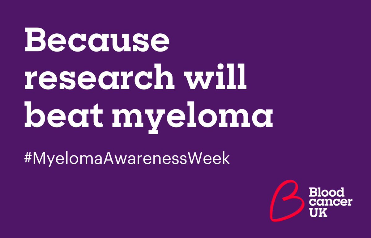 bloodcancer_uk's tweet photo. Did you know Myeloma is a type of blood cancer?

As it's #MyelomaAwarenessWeek we thought we'd tell you some facts and symptoms.

But most of all – we want to tell you how research is going to beat it 👩‍🔬💪 https://t.co/wskK63fpp7