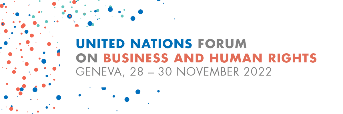 Concept note for the 11th annual Forum on Business and human rights scheduled 28-30 November 2022 now available at ohchr.org/en/events/foru… <a href="/WGBizHRs/">UNWGBiz&Human Rights</a> @ARamasastry <a href="/fernanda_ho/">Fernanda Hopenhaym</a>
