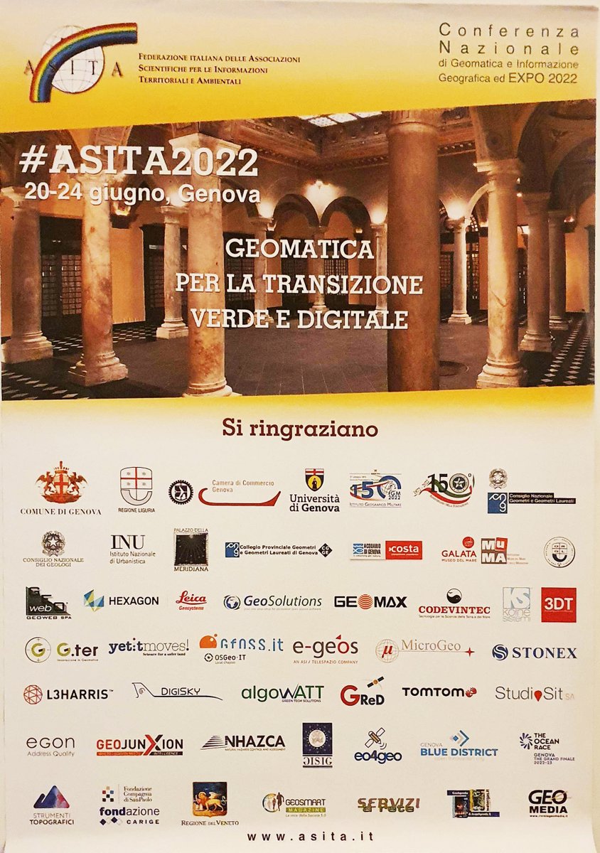 SrlTer's tweet photo. 🎤Oggi la nostra Data Scientist Marika D'Agostini partecipa ad #asita2022, Conferenza Nazionale di Geomatica per la transizione verde e digitale a Genova. Oggi verrà presentato il caso studio sviluppato nella città olandese di Delft.  #smartcity #iot #SmartWaste @ConferenzaASITA https://t.co/1KgiJYHXvp