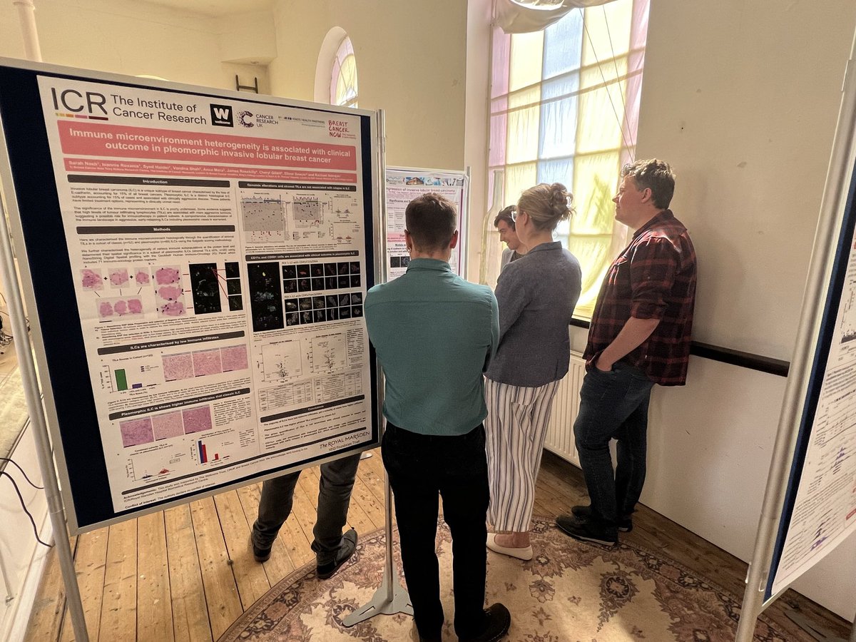 oesterreichs's tweet photo. Fantastic presentations and great posters by trainees - everyone put great effort into it. 🙏.  Collectively more evidence for #lobular being a distinct breast cancer that deserves more studies. And need to move findings into clinical trials! @neil_carleton_ @Adrianvlee https://t.co/I2UjjXw0CE