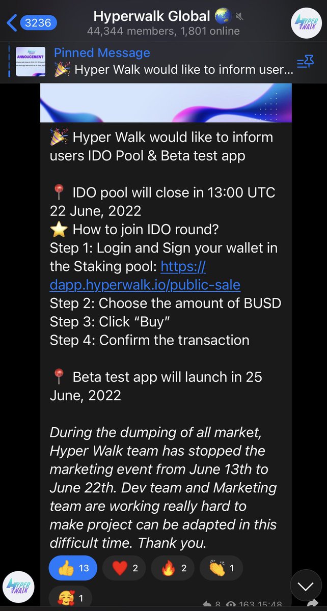 kyubin_Cry's tweet image. #Hyperwalk 
つ、つ、ついに！！！
アプリローンチについて発言！！！！！

25日にベータテスト版を出すんだってさ！！
IDOは22日まで！！
ありよりの、あり！？

#m2E
#calo
#stepn