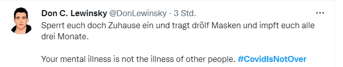 wenig_worte's tweet photo. #CovidIsNotOver
#Blockinfo https://t.co/7dOz0L8WSq